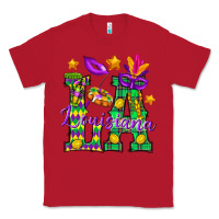 Red Louisiana Classic Tee - BundleAndBundleShop