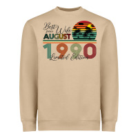 Best Wife Since August 1990 Limited Edition Heavyweight Sweatshirt | Teevron