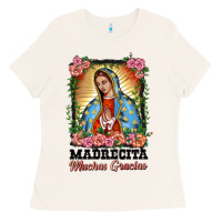 Bone madrecita muchas gracias lady of Guadalupe Ladies Tee - BarkalooDesign