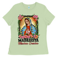 Matcha madrecita muchas gracias lady of Guadalupe Ladies Tee - BarkalooDesign