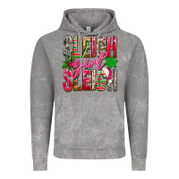 Cloud Rock Sleigh girl sleigh Vintage Hoodie - NancyCooperArtShop