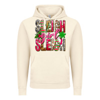 Vintage Artic Sleigh girl sleigh Vintage Hoodie - NancyCooperArtShop