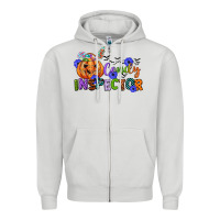 Dove Grey candy inspector Zipper Hoodie - CowGirlArtShop
