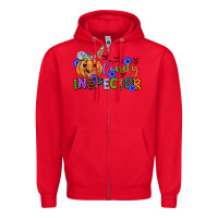 Red candy inspector Zipper Hoodie - CowGirlArtShop