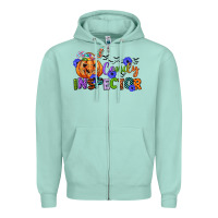 Seafoam candy inspector Zipper Hoodie - CowGirlArtShop