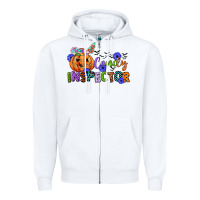 White candy inspector Zipper Hoodie - CowGirlArtShop
