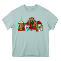 Arona lady of guadalupe coffee Heavy Core Tee - Jasminsmagicworld