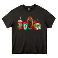 Lady Of Guadalupe Coffee Heavy Core Tee | Teevron
