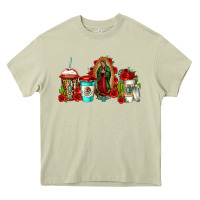 Mossy lady of guadalupe coffee Heavy Core Tee - Jasminsmagicworld