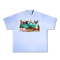 Grape Ice Farm Animals Truck Urban Heavy Tee - BundleAndBundleShop