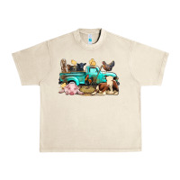 Sandshell Farm Animals Truck Urban Heavy Tee - BundleAndBundleShop