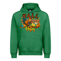Emerald Fall Vibes Urban Hoodie - CowhideDigitalArt