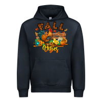 Navy Fall Vibes Urban Hoodie - CowhideDigitalArt