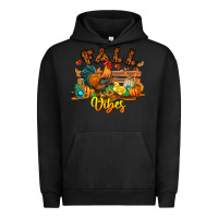 Pigment Black Fall Vibes Urban Hoodie - CowhideDigitalArt