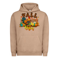 Pigment Burro Fall Vibes Urban Hoodie - CowhideDigitalArt