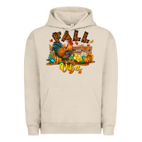 Pigment French Oak Fall Vibes Urban Hoodie - CowhideDigitalArt
