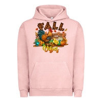 Pigment Salmon Fall Vibes Urban Hoodie - CowhideDigitalArt