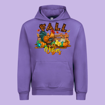 Fall Vibes Urban Hoodie Designed By Cowhidedigitalart