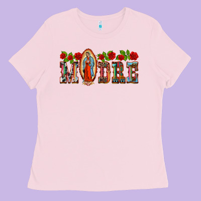 Madre Lady Of Guadelupe Ladies Tee Designed By Barkaloodesign