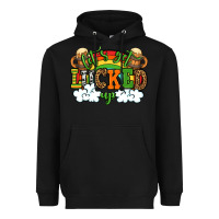 Black Let's get lucked up St. Patrick's Day Heavyweight Hoodie - OliviaCreatesArt
