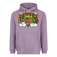 Lavender Let's get lucked up St. Patrick's Day Heavyweight Hoodie - OliviaCreatesArt