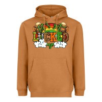 Meerkat Let's get lucked up St. Patrick's Day Heavyweight Hoodie - OliviaCreatesArt