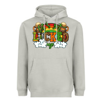 Moon Dust Let's get lucked up St. Patrick's Day Heavyweight Hoodie - OliviaCreatesArt