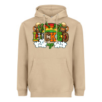 Mushroom Let's get lucked up St. Patrick's Day Heavyweight Hoodie - OliviaCreatesArt
