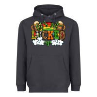 Smoke Let's get lucked up St. Patrick's Day Heavyweight Hoodie - OliviaCreatesArt