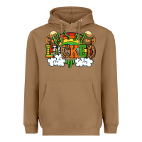 Toasted Coconut Let's get lucked up St. Patrick's Day Heavyweight Hoodie - OliviaCreatesArt