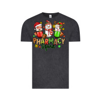 Vintage Black christmas pharmacy squad Vintage Tee - MaliasSmallBusiness