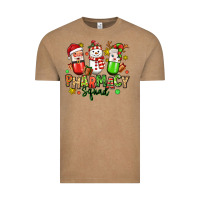 Vintage Coffee christmas pharmacy squad Vintage Tee - MaliasSmallBusiness