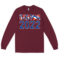 Burgundy senior volleyball custom Long Sleeve Tee - Jasminsmagicworld