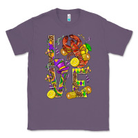 Lavender Love Crawfish Mardi Gras Classic Tee - BundleAndBundleShop
