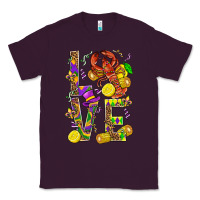 Plum Love Crawfish Mardi Gras Classic Tee - BundleAndBundleShop