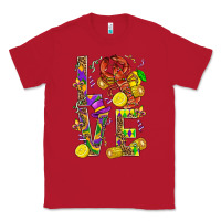 Red Love Crawfish Mardi Gras Classic Tee - BundleAndBundleShop