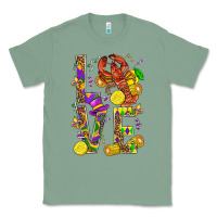 Sage Love Crawfish Mardi Gras Classic Tee - BundleAndBundleShop