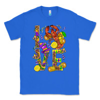 True Royal Love Crawfish Mardi Gras Classic Tee - BundleAndBundleShop
