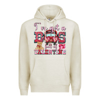 Oatmeal Heather i've got a bus full of valentine Premium Hoodie - OliviaCreatesArt