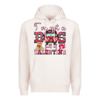Pale Pink i've got a bus full of valentine Premium Hoodie - OliviaCreatesArt