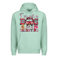 Seafoam i've got a bus full of valentine Premium Hoodie - OliviaCreatesArt
