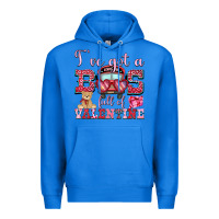 True Royal i've got a bus full of valentine Premium Hoodie - OliviaCreatesArt