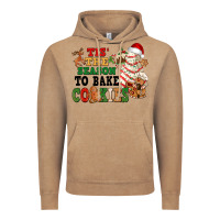 Vintage Coffee Tis' the season to bake cookies Vintage Hoodie - NancyCooperArtShop