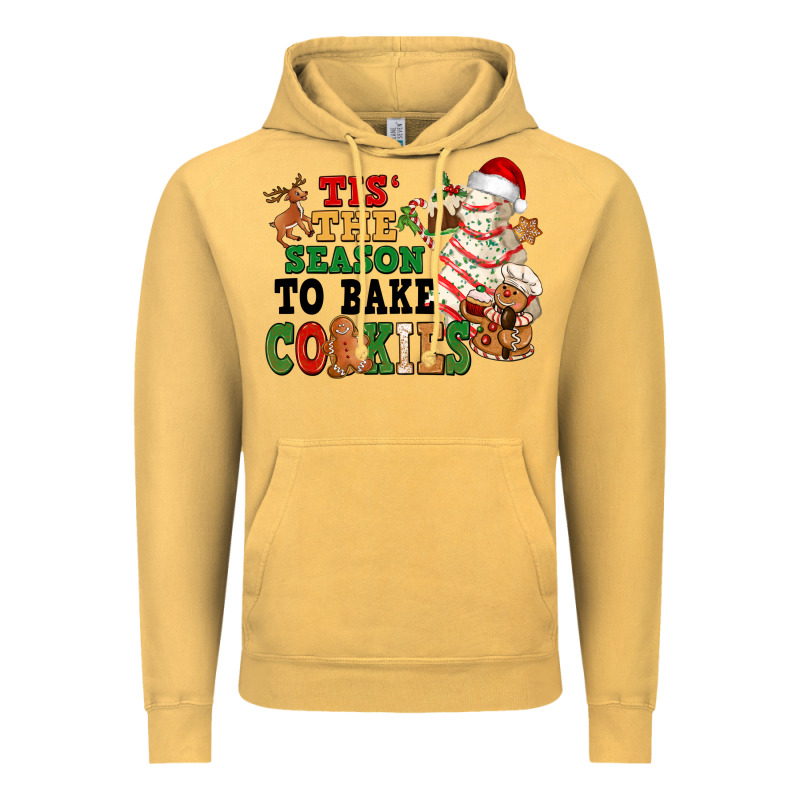 Tis' The Season To Bake Cookies Vintage Hoodie by NancyCooperArtShop | Teevron
