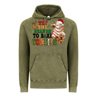 Vintage Olive Tis' the season to bake cookies Vintage Hoodie - NancyCooperArtShop