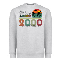 Heather Grey Best Wife Since August 2000 Limited Edition Heavyweight Sweatshirt - Bettercallsaul