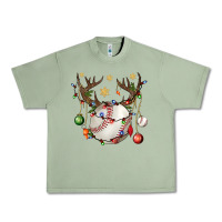 Oil Green Baseball Horn Christmas Urban Heavy Tee - BundleAndBundleShop