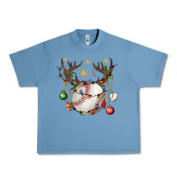 Pebble Blue Baseball Horn Christmas Urban Heavy Tee - BundleAndBundleShop
