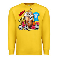 Lemon Soccer Cold Drink Frappe Premium Sweatshirt - FaDigitalArtStudio