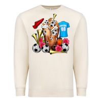 Sandshell Soccer Cold Drink Frappe Premium Sweatshirt - FaDigitalArtStudio